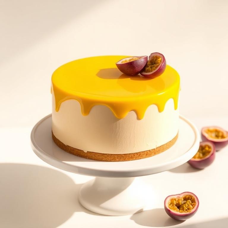 Tarta Crema de Maracuyá